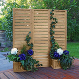 Yardistry Fusion Privacy Screen with Planters